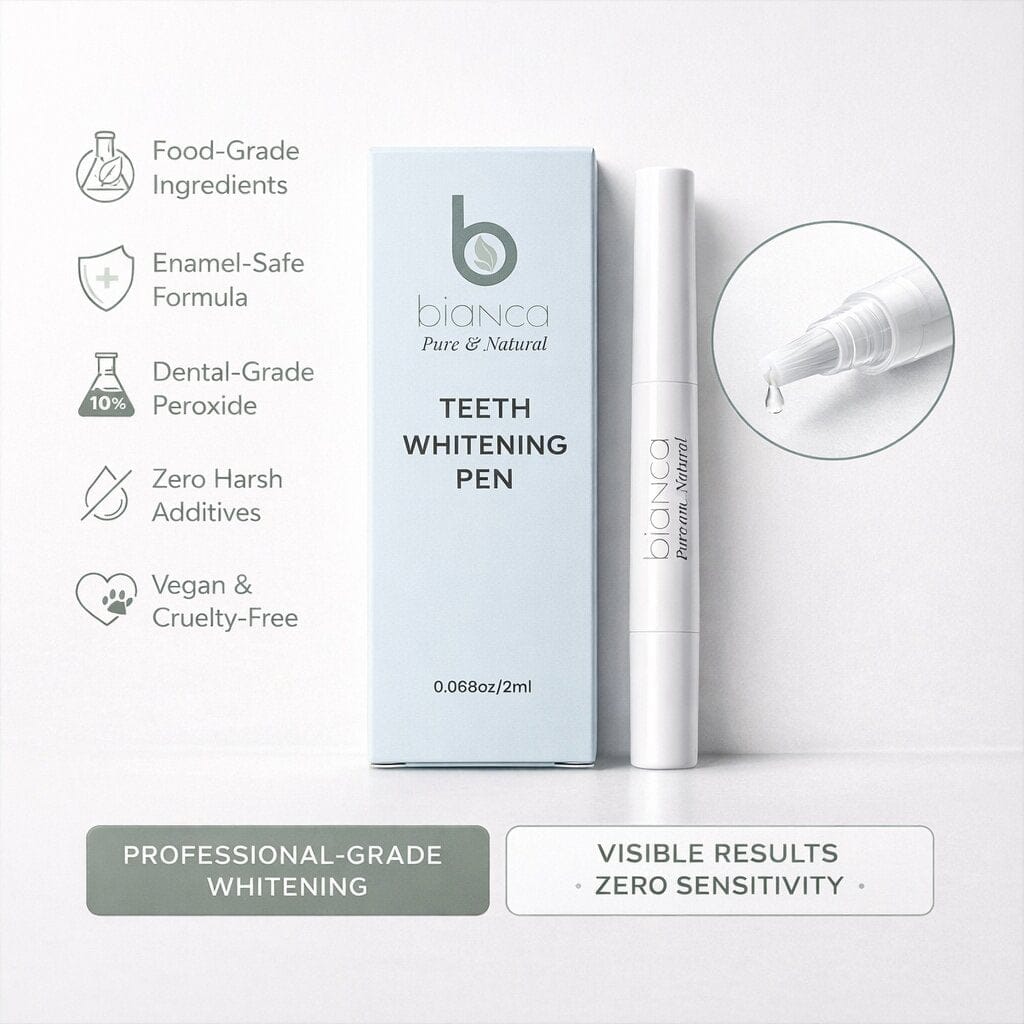 Bianca Bright Pure Whitening Pen with its clean ingredient list