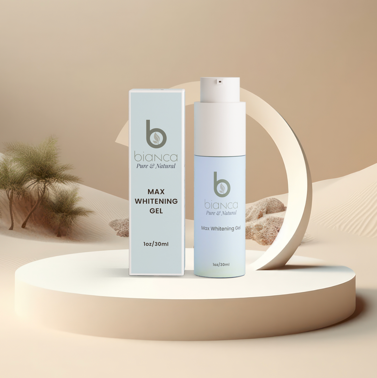 Natural teeth whitening pen with clean ingredients - Pure & Naturals by Bianca Bright