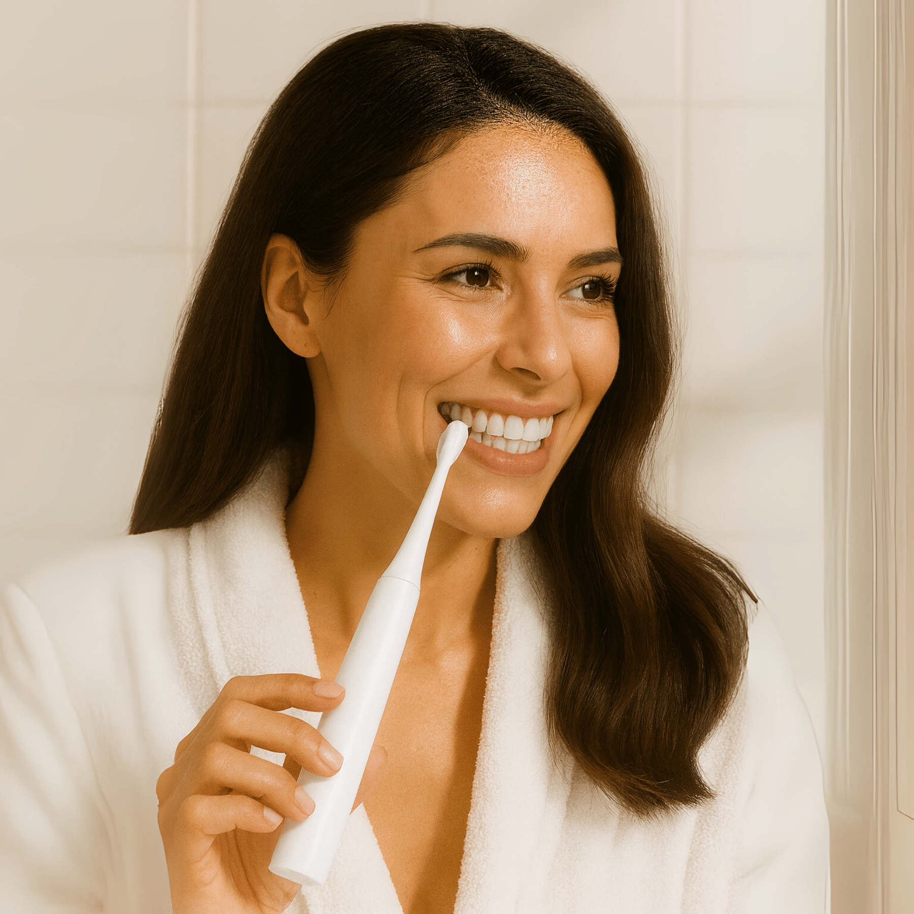 Bianca Bright electric toothbrush and oral care cleaning products for daily dental hygiene