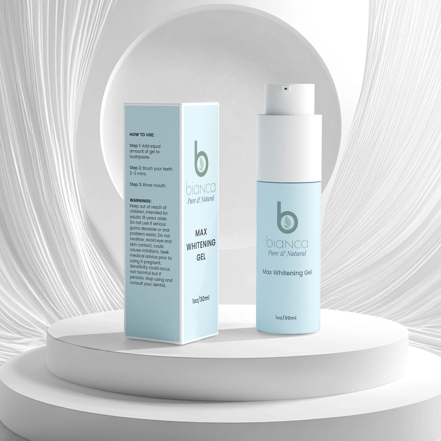 Max Whitening Gel - Natural - Bianca Bright