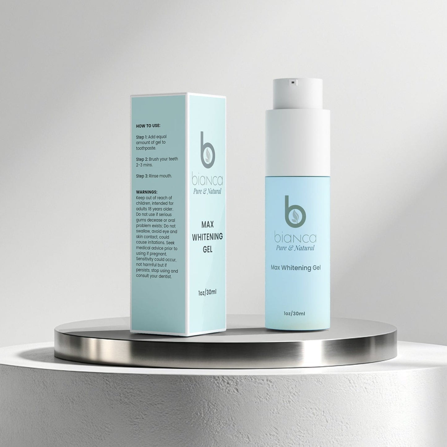 Max Whitening Gel - Natural - Bianca Bright