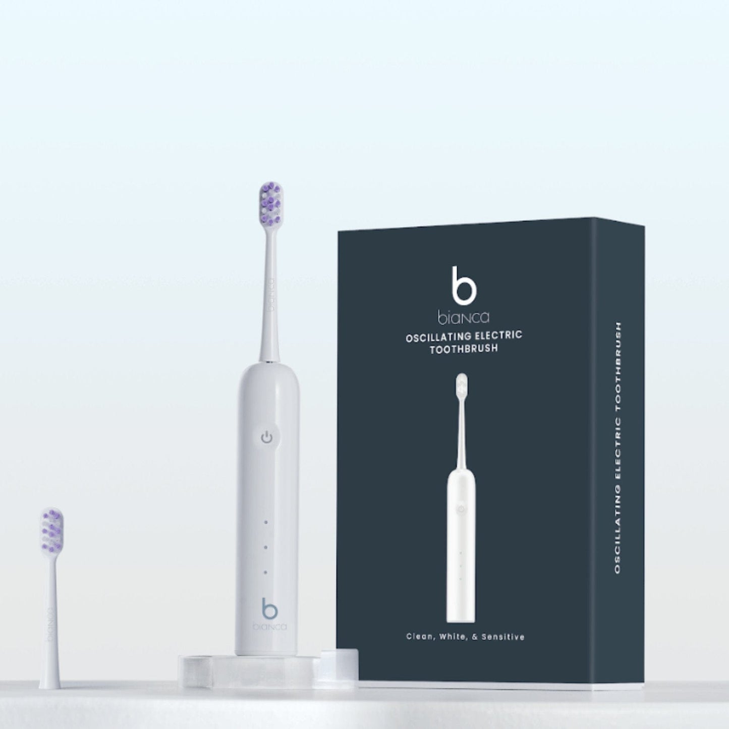 Bianca Bright oscillating electric toothbrush for deep cleaning and whitening