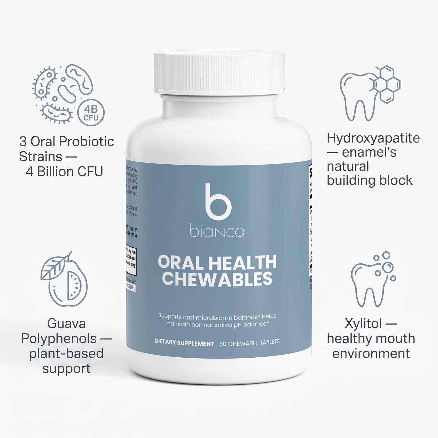 Oral Health Chewables key ingredients