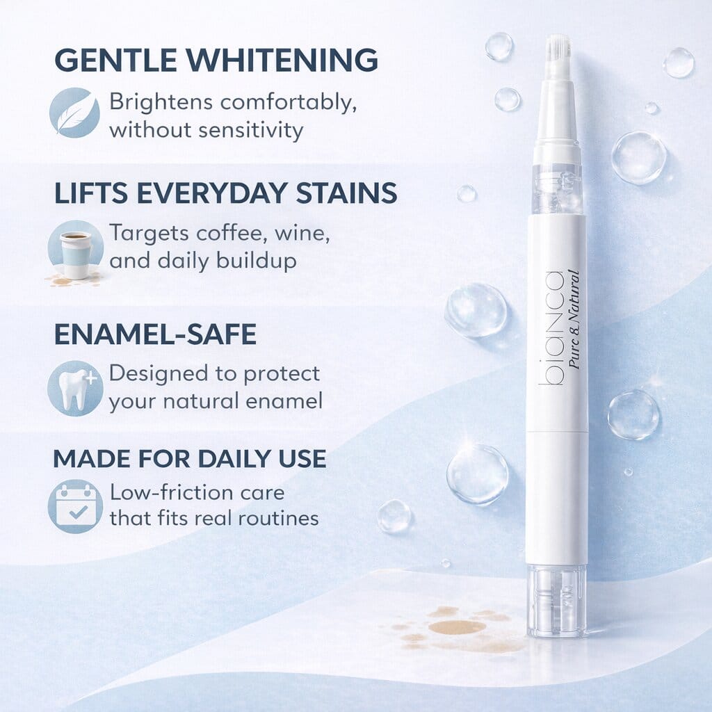 Pure Whitening Pen with Advanced Stain-Lifting Formula - Bianca Bright